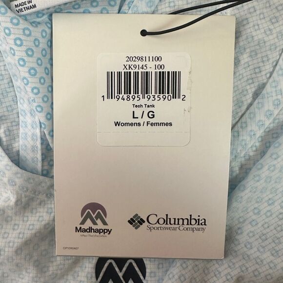Columbia x MadHappy Cropped Tech Tank Top - Size Large - Picture 5 of 6
